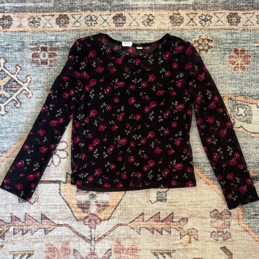 Gap Kids Floral Sheer Top